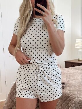 NWT Women’s Polka Dot Set Size M